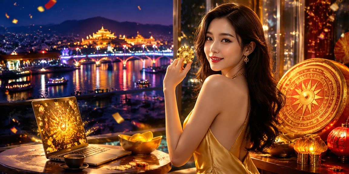 Người chơi Huế đang nghiên cứu danh mục trò chơi casino trực tuyến trên laptop tại quán cà phê
